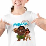 Fashion, accesorii si bijuterii - Copii - Imbracaminte copii - Tricouri copii - Tricou Copii Fete Moana Maui Vaiana, alb, marime S Copii - Infinity.ro