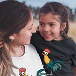 Fashion, accesorii si bijuterii - Copii - Imbracaminte copii - Tricouri copii - Tricou Copii Fete Heihei Moana Vaiana Cocos, alb, marime L Copii - Infinity.ro
