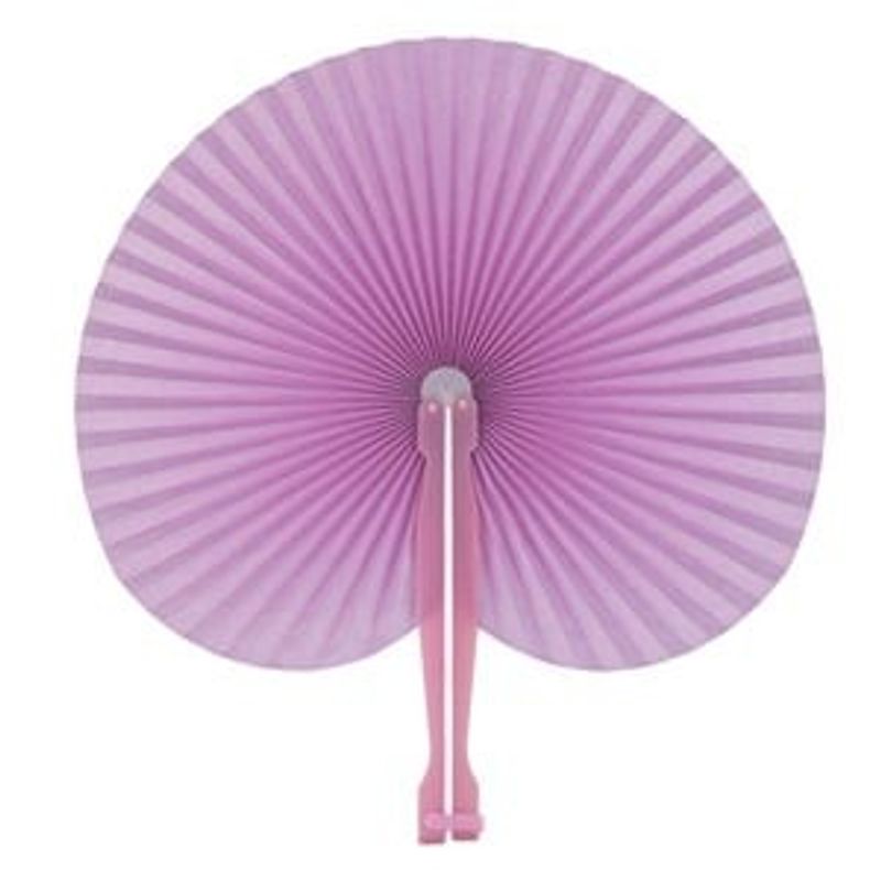 Casa si Gradina - Decoratiuni - Decoratiuni petrecere - Masti si costume carnaval - Evantai din hârtie, plisat, 14.5 cm, Lila - Infinity.ro