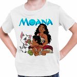 Fashion, accesorii si bijuterii - Copii - Imbracaminte copii - Tricouri copii - Tricou Copii Baieti Moana Pua Simea Vaiana, alb, marime XL Copii - Infinity.ro