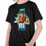 Fashion, accesorii si bijuterii - Copii - Imbracaminte copii - Tricouri copii - Tricou Copii Baieti Ice Age All Gang Epoca de Gheata, negru, marime XS Copii - Infinity.ro
