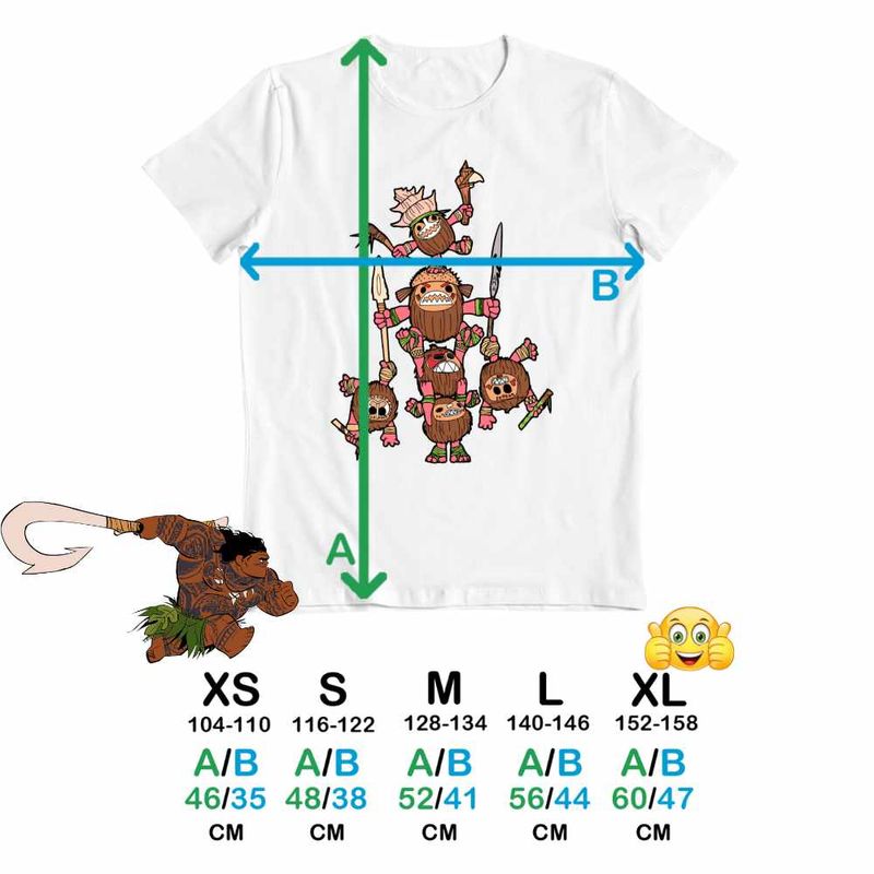 Fashion, accesorii si bijuterii - Copii - Imbracaminte copii - Tricouri copii - Tricou Copii Fete Kakamora Moana Vaiana, alb, marime XS Copii - Infinity.ro