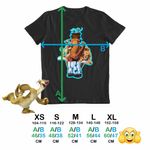 Fashion, accesorii si bijuterii - Copii - Imbracaminte copii - Tricouri copii - Tricou Copii Baieti Ice Age All Gang Epoca de Gheata, negru, marime XS Copii - Infinity.ro