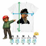 Fashion, accesorii si bijuterii - Copii - Imbracaminte copii - Tricouri copii - Tricou Copii Fete Ski Mask Slump God Rap Vibe, alb, marime XS Copii - Infinity.ro
