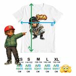 Fashion, accesorii si bijuterii - Copii - Imbracaminte copii - Tricouri copii - Tricou Copii Baieti Tyga Hip Hop Party Vibe, alb, marime XL Copii - Infinity.ro