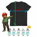 Fashion, accesorii si bijuterii - Copii - Imbracaminte copii - Tricouri copii - Tricou Copii Fete Ski Mask Bad Rapper, negru, marime XS Copii - Infinity.ro