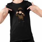 Fashion, accesorii si bijuterii - Copii - Imbracaminte copii - Tricouri copii - Tricou Copii Fete Yeat Chibi Trap Rage Music, negru, marime XL Copii - Infinity.ro