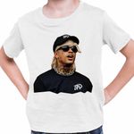 Fashion, accesorii si bijuterii - Copii - Imbracaminte copii - Tricouri copii - Tricou Copii Baieti Ski Mask Step Back Rapper, alb, marime XL Copii - Infinity.ro