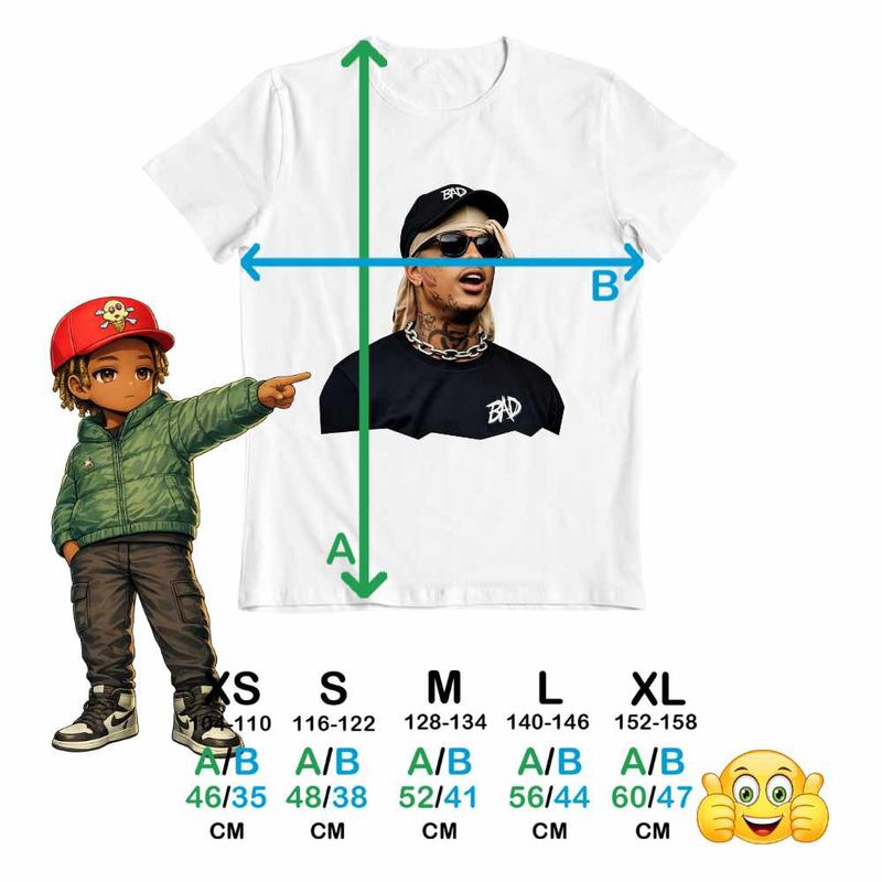 Fashion, accesorii si bijuterii - Copii - Imbracaminte copii - Tricouri copii - Tricou Copii Baieti Ski Mask Step Back Rapper, alb, marime XL Copii - Infinity.ro
