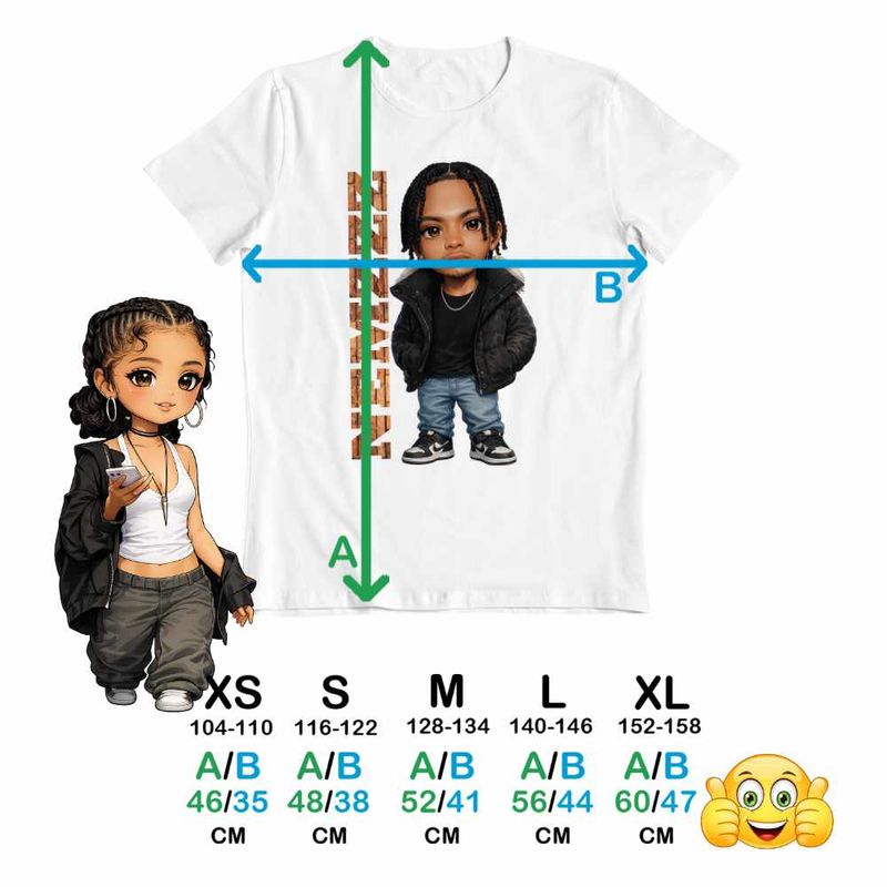Fashion, accesorii si bijuterii - Copii - Imbracaminte copii - Tricouri copii - Tricou Copii Baieti Nemzzz Escape Chibi, alb, marime M Copii - Infinity.ro