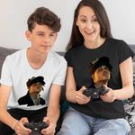 Fashion, accesorii si bijuterii - Copii - Imbracaminte copii - Tricouri copii - Tricou Copii Baieti Ski Mask Slump God Rap Vibe, negru, marime S Copii - Infinity.ro
