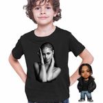 Fashion, accesorii si bijuterii - Copii - Imbracaminte copii - Tricouri copii - Tricou Copii Baieti Tyla Vibe, negru, marime L Copii - Infinity.ro