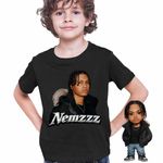 Fashion, accesorii si bijuterii - Copii - Imbracaminte copii - Tricouri copii - Tricou Copii Baieti Nemzzz Rap Hip Hop, negru, marime L Copii - Infinity.ro