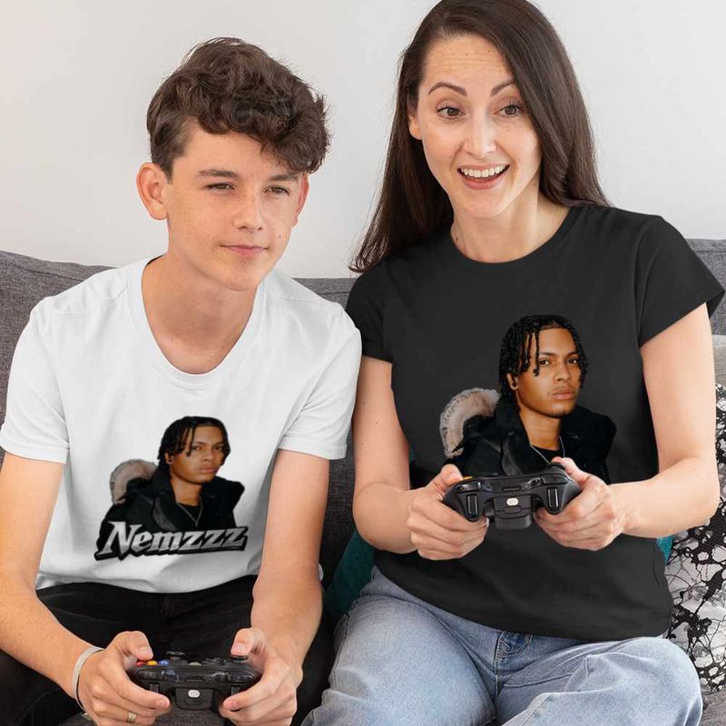 Fashion, accesorii si bijuterii - Copii - Imbracaminte copii - Tricouri copii - Tricou Copii Baieti Nemzzz Rap Hip Hop, negru, marime L Copii - Infinity.ro