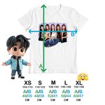 Fashion, accesorii si bijuterii - Copii - Imbracaminte copii - Tricouri copii - Tricou Copii NewJeans Minji Hanni Kpop Merch fete, alb, marime L Copii - Infinity.ro