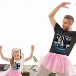 Fashion, accesorii si bijuterii - Copii - Imbracaminte copii - Tricouri copii - Tricou Copii Le Sserafim Kpop Bts Party Merch fete, negru, marime M Copii - Infinity.ro