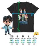 Fashion, accesorii si bijuterii - Copii - Imbracaminte copii - Tricouri copii - Tricou Copii Le Sserafim Kpop Serafim Merch fete, negru, marime XS Copii - Infinity.ro