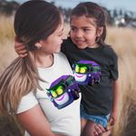 Fashion, accesorii si bijuterii - Copii - Imbracaminte copii - Tricouri copii - Tricou Copii Fete Batwheels Prank Joker Masina Batroti Desene Animate Masini, alb, marime S Copii - Infinity.ro