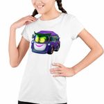Fashion, accesorii si bijuterii - Copii - Imbracaminte copii - Tricouri copii - Tricou Copii Fete Batwheels Prank Joker Masina Batroti Desene Animate Masini, alb, marime S Copii - Infinity.ro