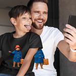 Fashion, accesorii si bijuterii - Copii - Imbracaminte copii - Tricouri copii - Tricou Copii Baieti Paddington Valiza Urs, alb, marime S Copii - Infinity.ro