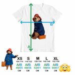 Fashion, accesorii si bijuterii - Copii - Imbracaminte copii - Tricouri copii - Tricou Copii Baieti Paddington Urs Politicos, alb, marime XS Copii - Infinity.ro
