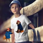 Fashion, accesorii si bijuterii - Copii - Imbracaminte copii - Tricouri copii - Tricou Copii Baieti Paddington Urs Politicos, alb, marime XS Copii - Infinity.ro
