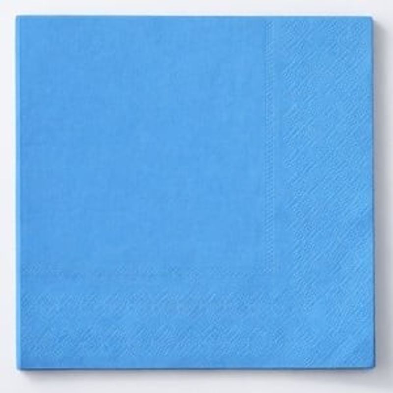 Market - Curatenie si intretinere casa - Produse bucatarie - Prosoape de hartie si servetele - Servetele de masa cu 2 straturi, Bleu, 33x33cm, 20 buc - Infinity.ro
