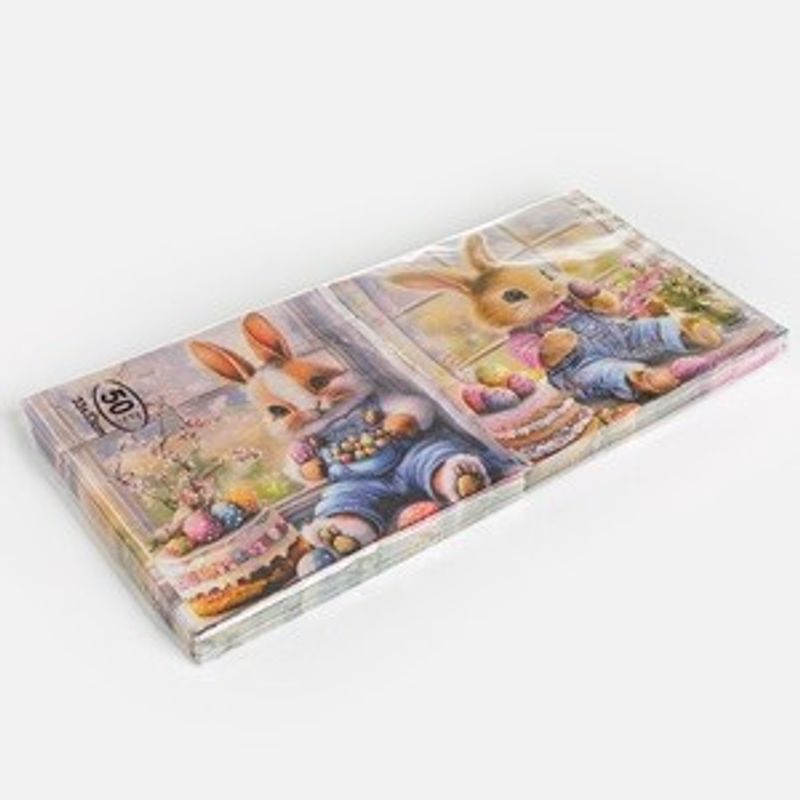 Market - Curatenie si intretinere casa - Produse bucatarie - Prosoape de hartie si servetele - Servetele de masa cu model de Paste, 50 buc, 33x33cm, 2 straturi - Infinity.ro