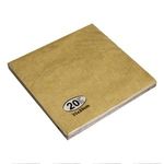 Market - Curatenie si intretinere casa - Produse bucatarie - Prosoape de hartie si servetele - Servetele de Masa de Craciun cu 2 Straturi de Culoare Aure cu Model Reliefat 33x33cm - 20buc - Infinity.ro