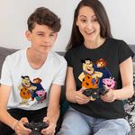 Fashion, accesorii si bijuterii - Copii - Imbracaminte copii - Tricouri copii - Tricou Copii Baieti Paddington Flintstone Peppa Pig Purcelus, negru, marime M Copii - Infinity.ro