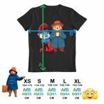 Fashion, accesorii si bijuterii - Copii - Imbracaminte copii - Tricouri copii - Tricou Copii Baieti Paddington Papa Strumf, negru, marime M Copii - Infinity.ro