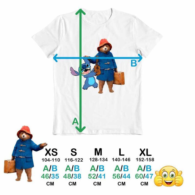 Fashion, accesorii si bijuterii - Copii - Imbracaminte copii - Tricouri copii - Tricou Copii Baieti Paddington Stitch Chitara, alb, marime XS Copii - Infinity.ro