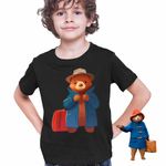Fashion, accesorii si bijuterii - Copii - Imbracaminte copii - Tricouri copii - Tricou Copii Baieti Paddington Urs America de sud Excursie, negru, marime L Copii - Infinity.ro
