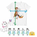Fashion, accesorii si bijuterii - Copii - Imbracaminte copii - Tricouri copii - Tricou Copii Baieti Pisicile Aristocrate Familie Desene Animate, alb, marime L Copii - Infinity.ro