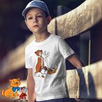 Fashion, accesorii si bijuterii - Copii - Imbracaminte copii - Tricouri copii - Tricou Copii Baieti Pisicile Aristocrate Familie Desene Animate, alb, marime L Copii - Infinity.ro