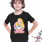 Fashion, accesorii si bijuterii - Copii - Imbracaminte copii - Tricouri copii - Tricou Copii Baieti Alice Tara Minunilor , negru, marime L Copii - Infinity.ro