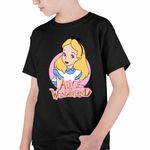 Fashion, accesorii si bijuterii - Copii - Imbracaminte copii - Tricouri copii - Tricou Copii Baieti Alice Tara Minunilor , negru, marime L Copii - Infinity.ro