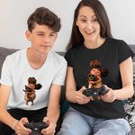 Fashion, accesorii si bijuterii - Copii - Imbracaminte copii - Tricouri copii - Tricou Copii Baieti The Croods Sandy Familia Crood Epoca de Piatra CoolTrend, negru, marime XS Copii - Infinity.ro