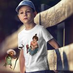 Fashion, accesorii si bijuterii - Copii - Imbracaminte copii - Tricouri copii - Tricou Copii Baieti The Croods Guy Familia Crood Epoca de Piatra CoolTrend, alb, marime L Copii - Infinity.ro