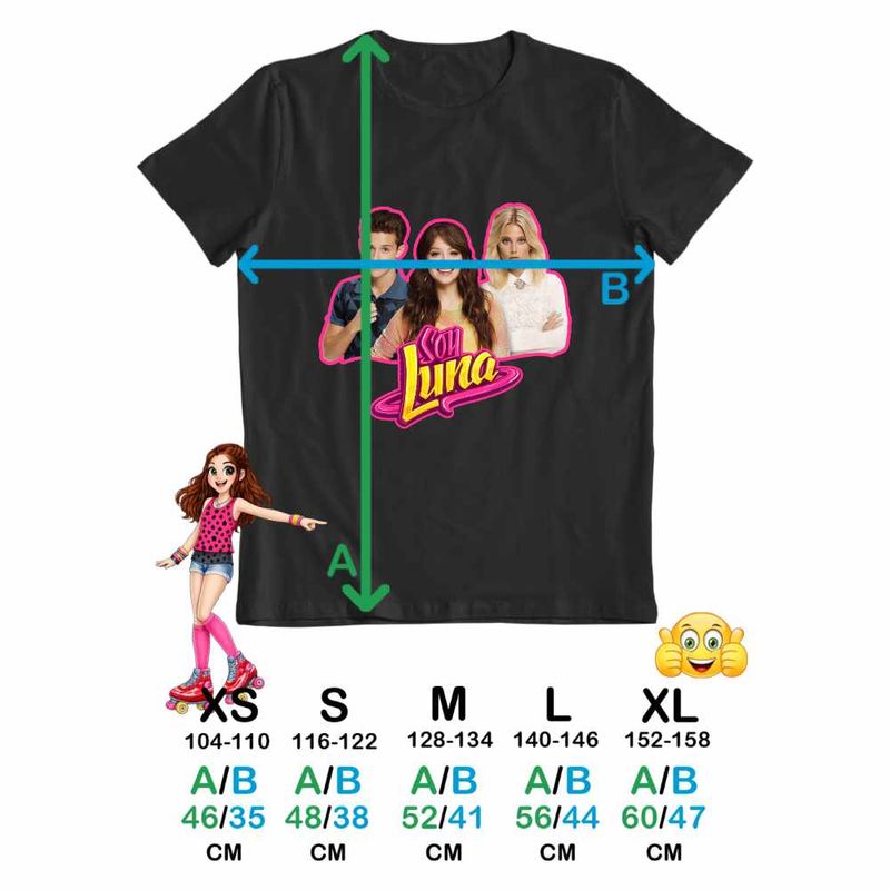 Fashion, accesorii si bijuterii - Copii - Imbracaminte copii - Tricouri copii - Tricou Copii Fete Soy Luna Matteo Ambar, negru, marime S Copii - Infinity.ro