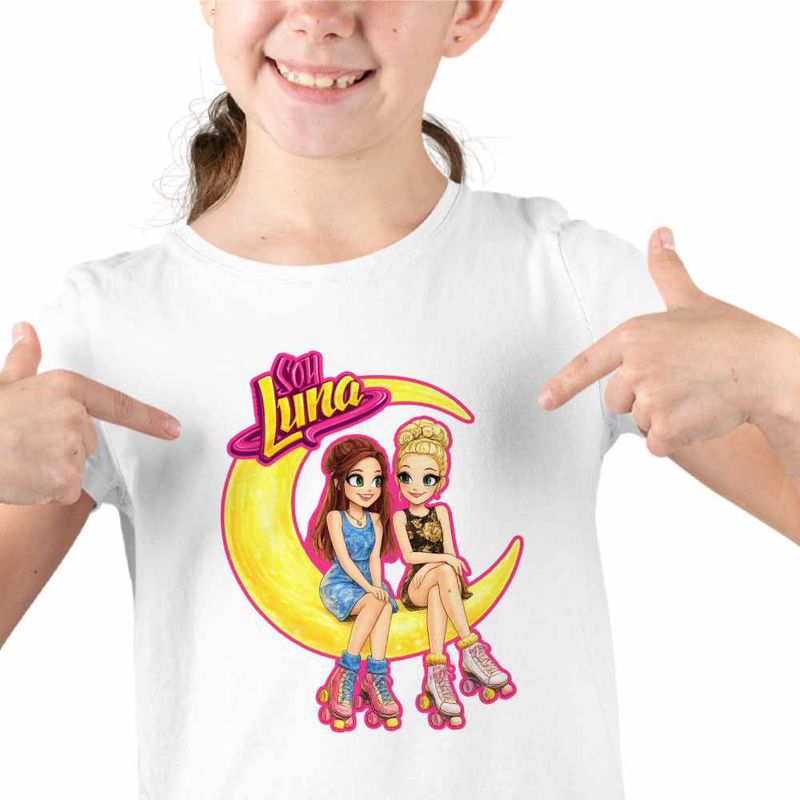 Fashion, accesorii si bijuterii - Copii - Imbracaminte copii - Tricouri copii - Tricou Copii Fete Soy Luna Ambar Smith, alb, marime M Copii - Infinity.ro