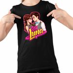 Fashion, accesorii si bijuterii - Copii - Imbracaminte copii - Tricouri copii - Tricou Copii Fete Soy Luna Valente Love, negru, marime XS Copii - Infinity.ro