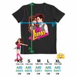 Fashion, accesorii si bijuterii - Copii - Imbracaminte copii - Tricouri copii - Tricou Copii Fete Soy Luna Valente Love, negru, marime XS Copii - Infinity.ro