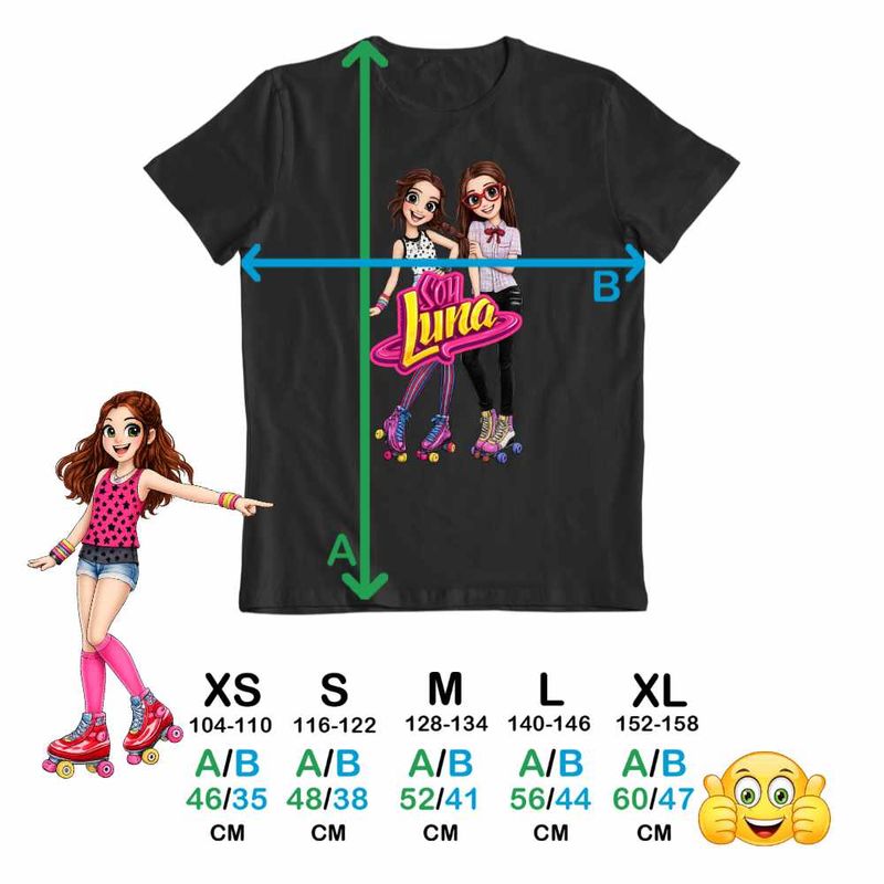 Fashion, accesorii si bijuterii - Copii - Imbracaminte copii - Tricouri copii - Tricou Copii Baieti Soy Luna Nina Best Friends, negru, marime M Copii - Infinity.ro