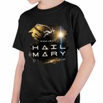 Fashion, accesorii si bijuterii - Copii - Imbracaminte copii - Tricouri copii - Tricou Copii Baieti Project Hail Mary Spaceship Mission Tau Ceti, negru, marime M Copii - Infinity.ro