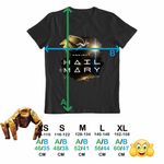 Fashion, accesorii si bijuterii - Copii - Imbracaminte copii - Tricouri copii - Tricou Copii Baieti Project Hail Mary Spaceship Mission Tau Ceti, negru, marime M Copii - Infinity.ro