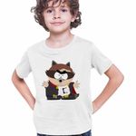 Fashion, accesorii si bijuterii - Copii - Imbracaminte copii - Tricouri copii - Tricou Copii Baieti South Park The Coon Raton Cartman, alb, marime L Copii - Infinity.ro