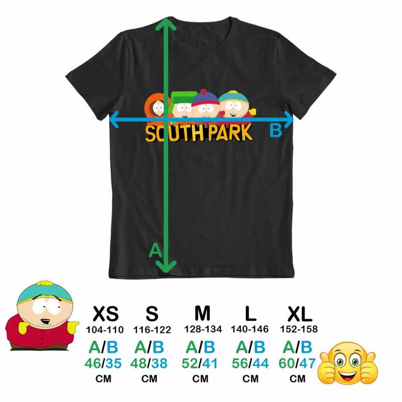 Fashion, accesorii si bijuterii - Copii - Imbracaminte copii - Tricouri copii - Tricou Copii Baieti South Park Trupa Baietilor, negru, marime S Copii - Infinity.ro