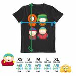 Fashion, accesorii si bijuterii - Copii - Imbracaminte copii - Tricouri copii - Tricou Copii Baieti South Park Dream Team, negru, marime XS Copii - Infinity.ro