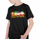 Fashion, accesorii si bijuterii - Copii - Imbracaminte copii - Tricouri copii - Tricou Copii Baieti South Park Trupa Baietilor, negru, marime S Copii - Infinity.ro